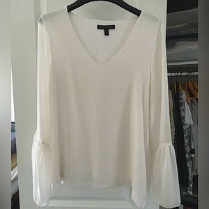 Banana Republic flare sleeve top. Double layer.